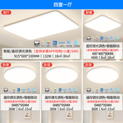 雷士 照明普瑞全光谱小白灯客厅吸顶灯