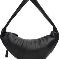 Black Large Croissant Bag