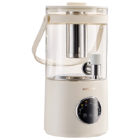 奥克斯（AUX）养生壶花茶桶2.8L多功能玻璃0胶水家用烧水恒温壶 带水龙头大容量煮茶壶YS133