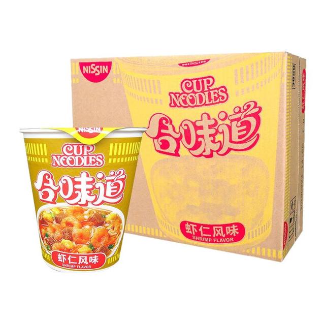 88VIP：日清食品 日清 合味道 虾仁风味 方便面 3杯