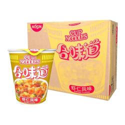 日清食品 日清 合味道 虾仁风味 方便面 3杯