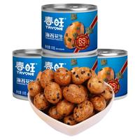 春旺海苔花生鱼皮豆花生米散装熟炒货酒店坚果120g*4罐