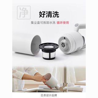 清洁收纳：±0 超轻 吸尘器