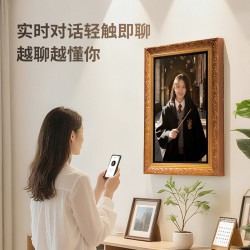 来画 LAIPIC）AI魔法相框 语音交互相框 情感决策智能体  21.5寸白色简洁相框