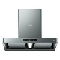 樱花抽油烟机家用25立方大吸力直流变频增压双腔双吸顶吸