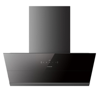 德意油烟机家用厨房25立方大吸力挥手智控抽齐平橱柜油烟机861A