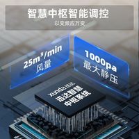 迅达25m³烟灶联动顶侧双吸大吸力爆炒抽油烟机自清洁烟机Y6S