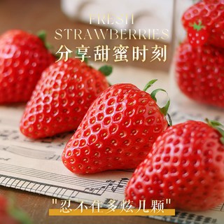 红颜奶油草莓99红颜牛奶大奶油新鲜水果礼盒当季整箱 1000g 【莓好礼盒 】（单果30g+）