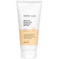 NATIO 防晒霜SPF50+速干保湿面部清爽隔离防水紫外线男女部分临期