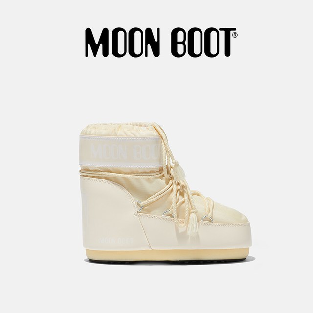 移动端：MOON BOOT 【不分左右】 ICON尼龙低帮雪地靴男女同款 多色可选