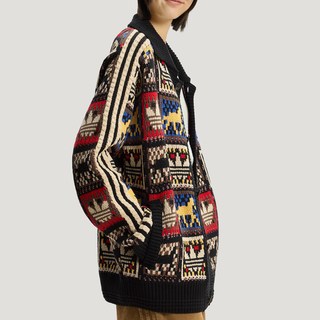  adidas/阿迪达斯 慵懒风 男士毛衣开衫  2XL