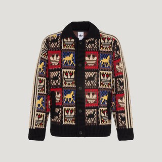  adidas/阿迪达斯 慵懒风 男士毛衣开衫  2XL