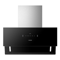 德意油烟机23立方大吸力745mm小尺寸家用厨房挥手侧吸油烟机855F