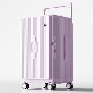 行李箱大容量女28寸32超大30加厚耐用侧开深仓宽拉杆密码旅行箱男 白配橙20%【2025版撞色】 28寸【大深仓系列-加厚箱型-多装50%-托运箱】