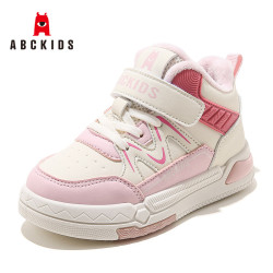 ABCKIDS ABC KIDS童鞋 男女童运动鞋加绒保暖加厚高帮鞋