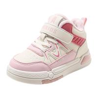 ABCKIDS 加绒保暖 儿童高帮鞋 白粉 32码 32 内长20.5CM/脚长20.0CM