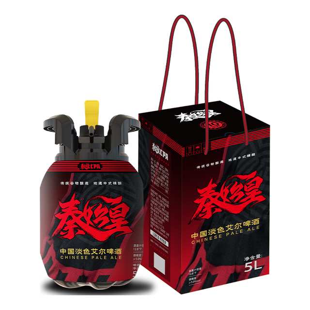 今日必买：雪花 秦始皇CPA中国特色淡色艾尔 5L 桶装 精酿啤酒