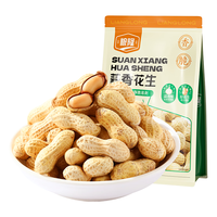 粮隆 蒜香花生3斤装 带壳坚果炒货休闲食品下酒鬼菜 办公室零食小吃 当年新货 蒜香花生 500g*3袋