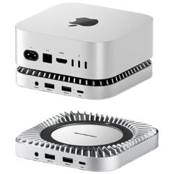 移速 适用于Macmini M4扩展坞硬盘盒 SSD移动硬盘外接扩容存储 散热底座拓展坞