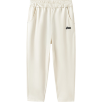 asics/亚瑟士童装2024年夏季女童长裤凉感运动挺阔针织长裤 8853米白 120cm