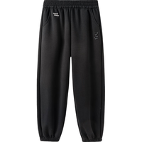 巴拉巴拉童装女童长裤儿童裤子秋2024束脚裤宽松 黑色90001 130cm