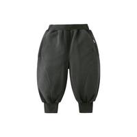 齐齐熊 cicibear齐齐熊 cicibear男童运动裤秋款儿童束脚宝宝卫裤休闲裤男孩长裤 迷雾灰 110cm