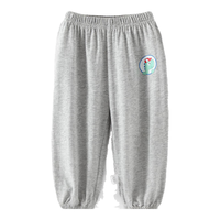 木木屋儿童防蚊裤婴儿夏装宝宝长款宽松中小男女童纯棉束脚裤网眼透气 圈圈章鱼 110 3~4岁【100-110cm】