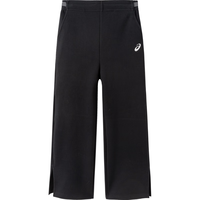 asics亚瑟士【商城同款】童装女生阔腿长裤修饰腿型运动裤子 001黑色 160cm