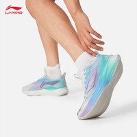 LI-NING/李宁 减震 男士跑步鞋 【26年】标准白/瓷青绿(015款)-6 41.5
