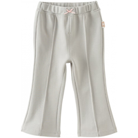 戴维贝拉（DAVE＆BELLA）秋装小童休闲裤女宝宝长裤洋气女童裤子2024秋季童裤幼儿服装 灰色 130cm（身高120-130cm）