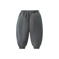 齐齐熊 cicibear齐齐熊 cicibear男童运动裤春秋款男宝宝裤子儿童卫裤2024卫裤 炭灰色 90cm