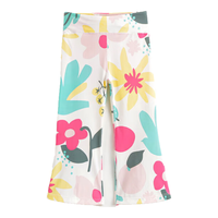 MARC&JANIE马克珍妮女童弹力运动瑜伽喇叭裤儿童裤子春夏款240293 花与果 150cm