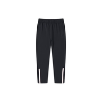 乔丹QIAODAN童装女童裤子紧身夏季中大童薄款运动裤冰感瑜伽 黑色 160cm