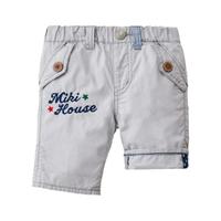 MIKIHOUSE 儿童服饰系列全棉短裤灰色款140码