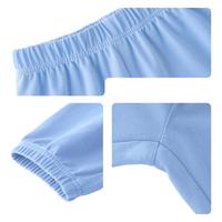 真维斯童装 JEANSWEST JNR男童裤子夏季2024儿童纯棉运动裤透气中大童薄款夏装防蚊裤潮 浅灰/J龙爪K-浅蓝/J五小怪K 160