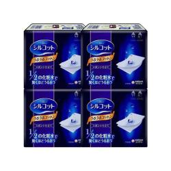 silcot 尤妮佳舒蔻化妆棉1/2省水湿敷补水卸妆棉40枚4盒