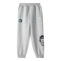 361°361度童装男童针织长裤2024年秋季小童裤子 BC03花灰 120