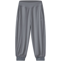 YeeHoO英氏儿童防晒裤UPF200+宝宝夏季凉感透气防紫外线轻薄长裤UVA96% 深灰YRKCJ1Q508A 110cm