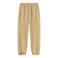 李宁 LI-NING童装儿童运动裤子男小童运动生活系列束脚冰感舒适宽松卫裤YKLU135-2海星褐120