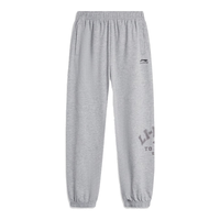 李宁 LI-NING童装儿童运动裤子男女小大童运动生活速干凉爽抗菌束脚卫裤YKLU213-2花灰120