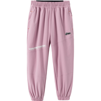 asics亚瑟士【商城同款】童装秋季廓形梭织长裤户外运动弹力裤子 508紫色 160cm