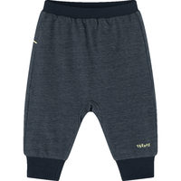 YeeHoO英氏儿童裤子秋冬夹棉保暖男宝女宝长裤PP裤外出防寒2024 深牛仔蓝 80cm（身高72-80cm）