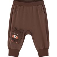 YeeHoO英氏宝宝裤子男童女童长裤PP裤2024春秋儿童裤子外出 栗色 80cm【身高72-80cm】