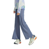 moodytiger 女童轻薄微喇裤  翎羽蓝