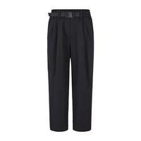 little MO&Co.亲子装 little moco童装24秋装男童工装插扣直筒裤子休闲长裤 黑色 110/53