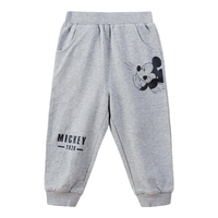 迪士尼宝宝童装男女童时尚休闲百搭舒适保暖长裤24年 211K1115花灰 110