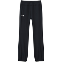 安德玛(Under Armour)童装女童针织长裤吸湿速干耐水洗儿童长裤花苞裤脚童裤243225525 黑色 160cm