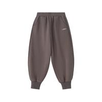 笛莎（DEESHA）童装女童宽松舒适长裤2024秋季小女孩儿童韩版洋气休闲灯笼裤 深灰 160