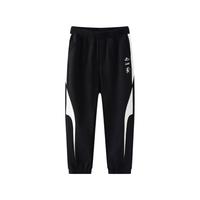 马骑顿（MQD）【天然环保】MQD童装男童针织裤24秋季索罗娜儿童运动休闲裤 黑色 130cm