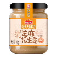 海天天赐良谷纯芝麻酱 芝麻花生酱 二八酱拌面酱烧烤火锅蘸料炒菜调料调味品 【二八配比】芝麻花生酱200g